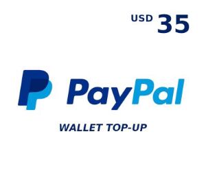 PayPal Wallet 35 USD Top Up US