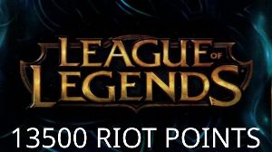 League of Legends 13500 RP Предоплаченная карта EU