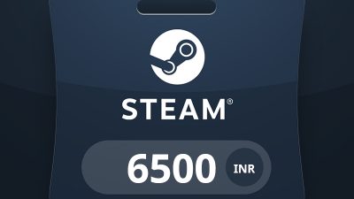 Steam Карта пополнения ₹6500 INR Код активации