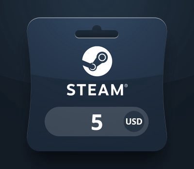Steam Wallet USD 5 Подарочная карта US