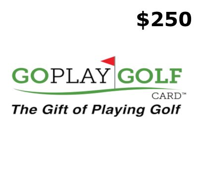 Go Play Golf $250 Подарочная карта US