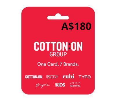 Cotton On Group AUD 180 Подарочная карта AU
