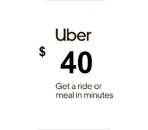 Uber USD 40 Voucher