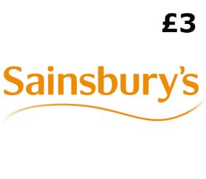 Sainsbury's £3 Подарочная карта UK