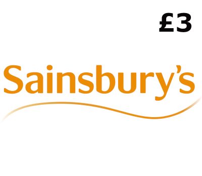 Sainsbury's £3 Подарочная карта UK