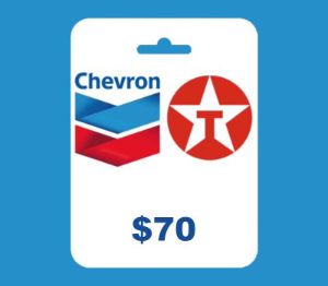 Chevron and Texaco USD 70 Подарочная карта US