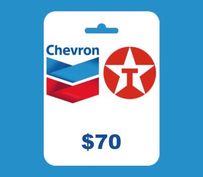 Chevron and Texaco USD 70 Подарочная карта US
