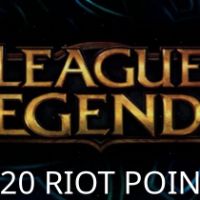 League of Legends 1020 RP Предоплаченная карта BR