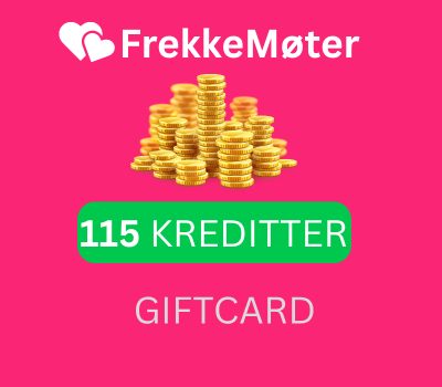 FrekkeMøter.no 115 Credits Подарочная карта