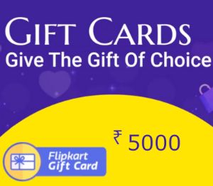 Flipkart INR 5000 Подарочная карта IN