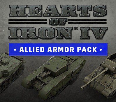 Hearts of Iron IV - Allied Armor Pack DLC PC Steam Ключ