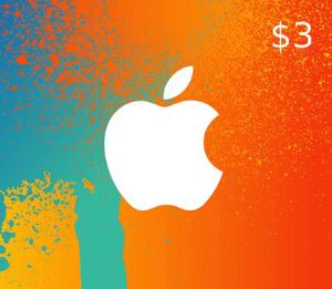 iTunes USD 3 Карта US