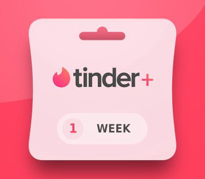 Tinder Plus - 1 Week Subscription Ключ MA