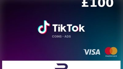 Rewarble TikTok GBP 100 Подарочная карта