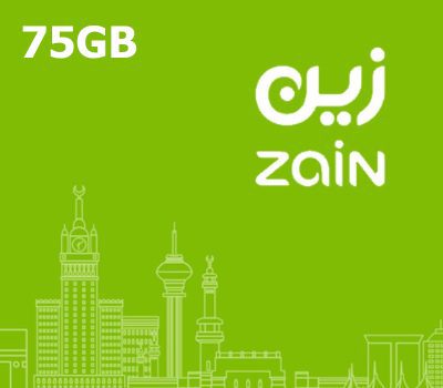 Zain 75GB Data Подарочная карта SA