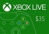 XBOX Live $35 Предоплаченная карта US