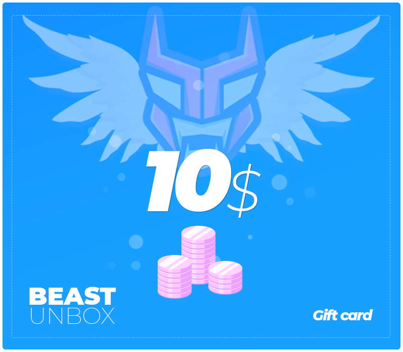 BeastUnbox.com $10 Подарочная карта