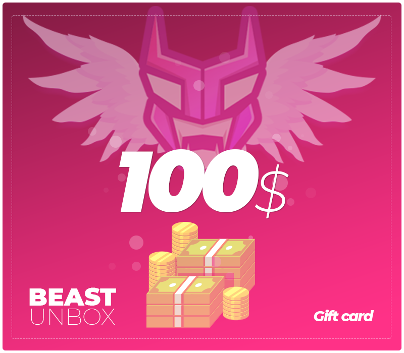 BeastUnbox.com $100 Подарочная карта