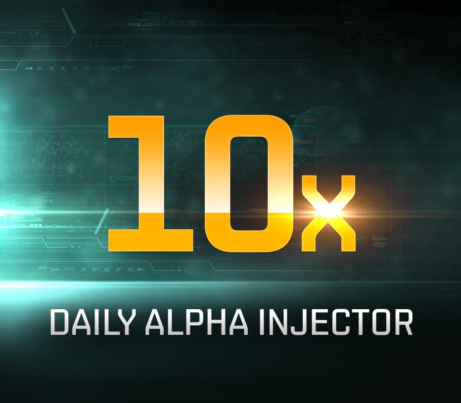 EVE Online: 10 Daily Alpha Injectors Steam Альтергифт