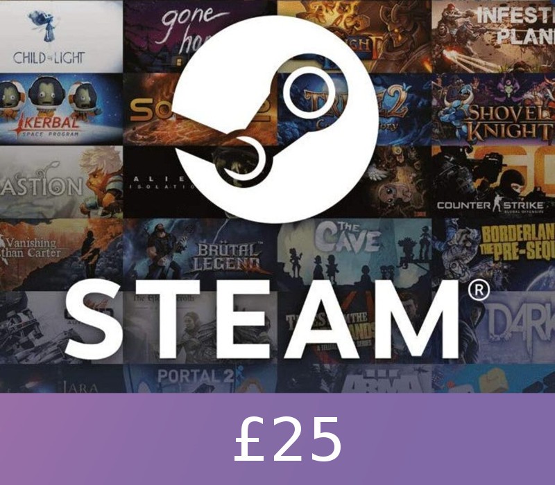 Steam Подарок Карта £25 Global Код активации