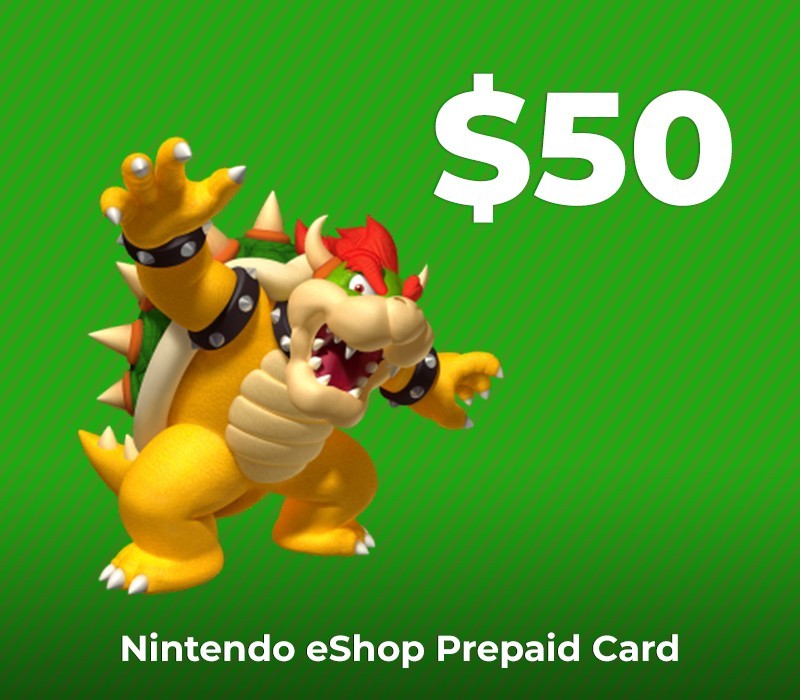 Nintendo eShop Предоплаченная карта $50 US Ключ