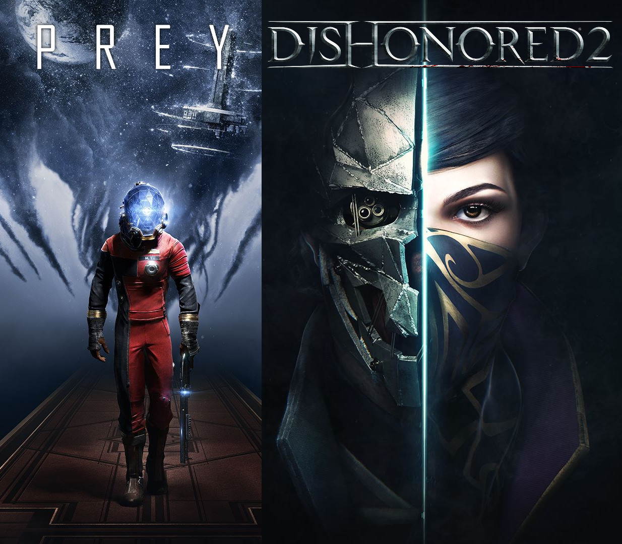 Prey and Dishonored 2 Набор PC Steam Ключ