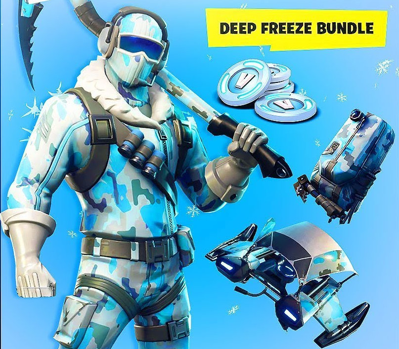 Fortnite Deep Freeze Набор EU PS4 Ключ