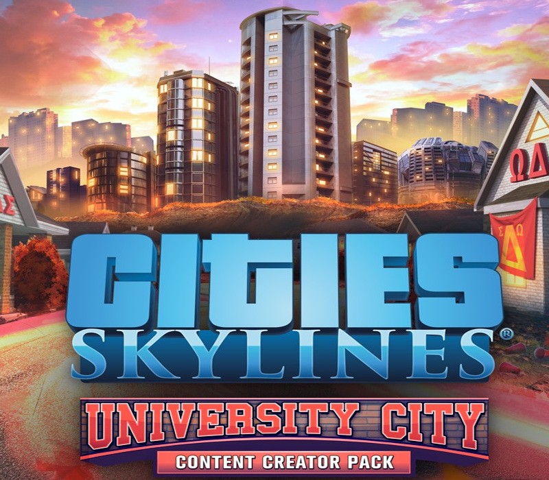 Cities: Skylines - Content Creator Pack: University City DLC EU PC Steam Ключ