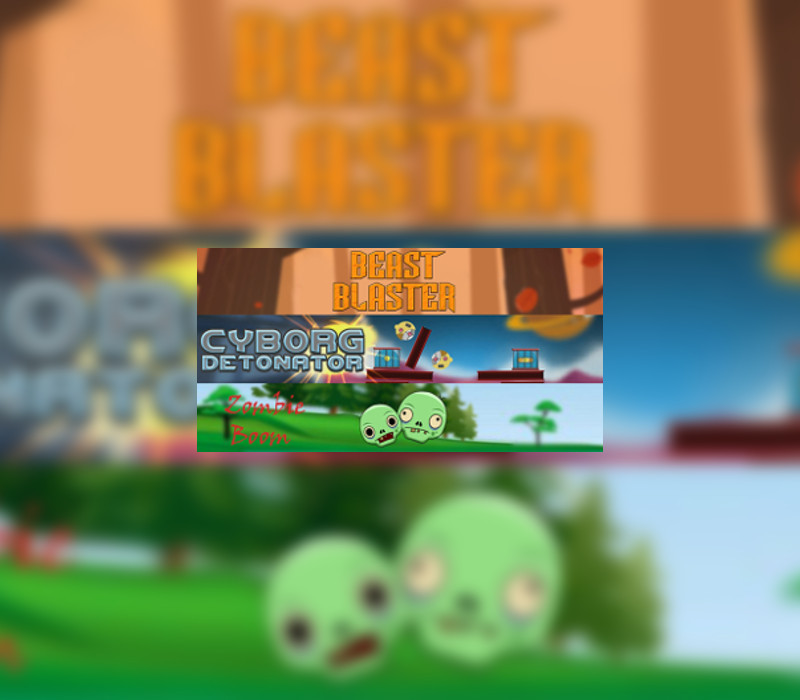 Cyborg Detonator + Zombie Boom + Beast Blaster Steam Ключ