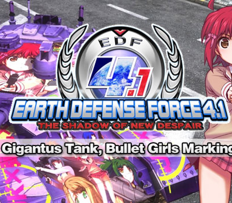 EARTH DEFENSE FORCE 4.1 - Gigantus Tank, Bullet Girls Marking DLC Steam Ключ