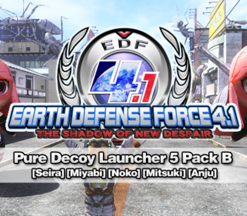 EARTH DEFENSE FORCE 4.1 - Pure Decoy Launcher 5 Pack B DLC Steam Ключ