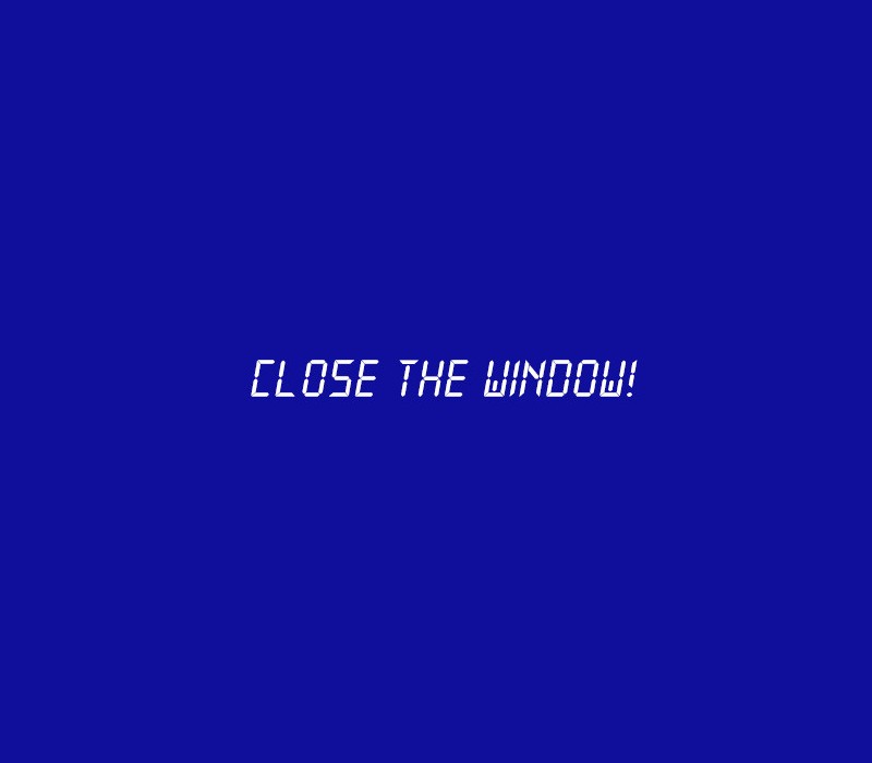 Close the Window! Steam Ключ
