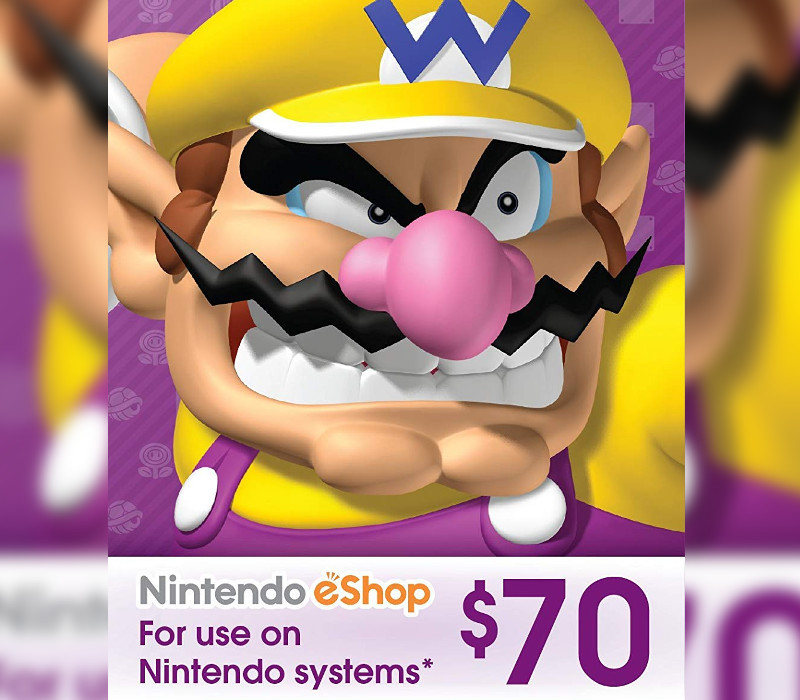 Nintendo eShop Предоплаченная карта $70 CA Ключ