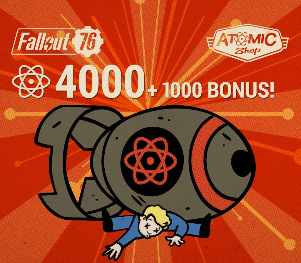 Fallout 76 - 4000 (+1000 Bonus) Atoms XBOX One Ключ