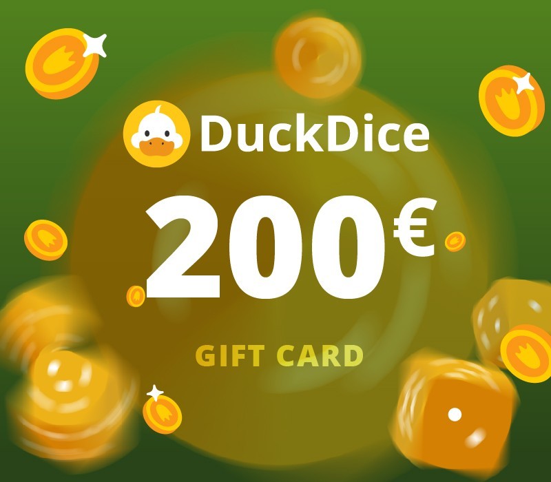 DuckDice.io 200 EUR in BTC Подарочная карта