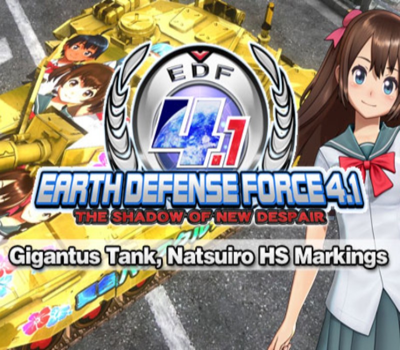 EARTH DEFENSE FORCE 4.1 - Gigantus Tank, Natsuiro HS Markings DLC Steam Ключ