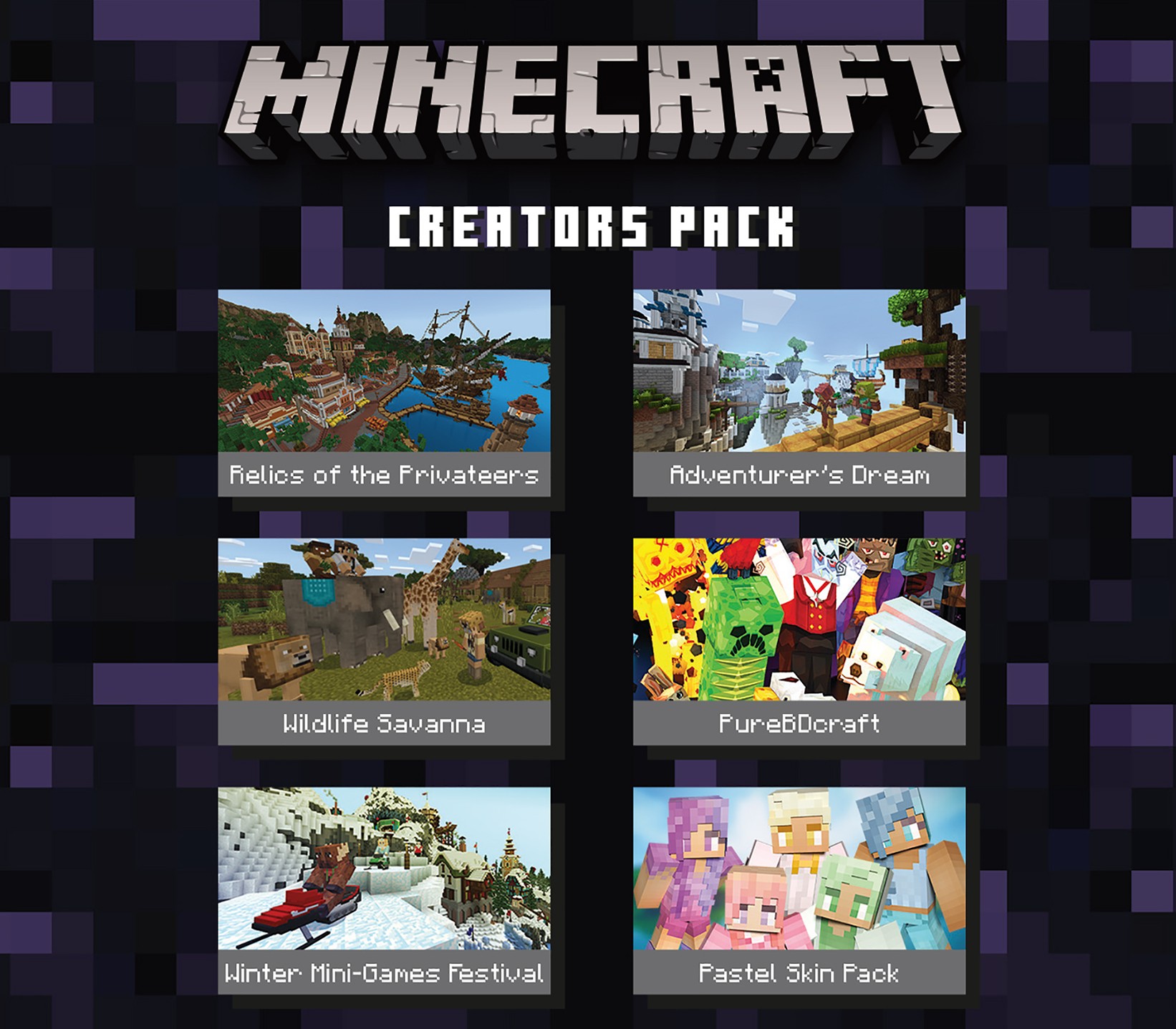 Minecraft - Creators Pack DLC XBOX One Ключ