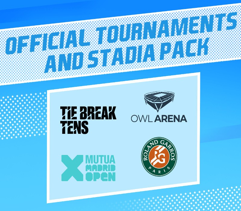 Tennis World Tour 2 - Official Tournaments and Stadia Pack DLC Steam Ключ