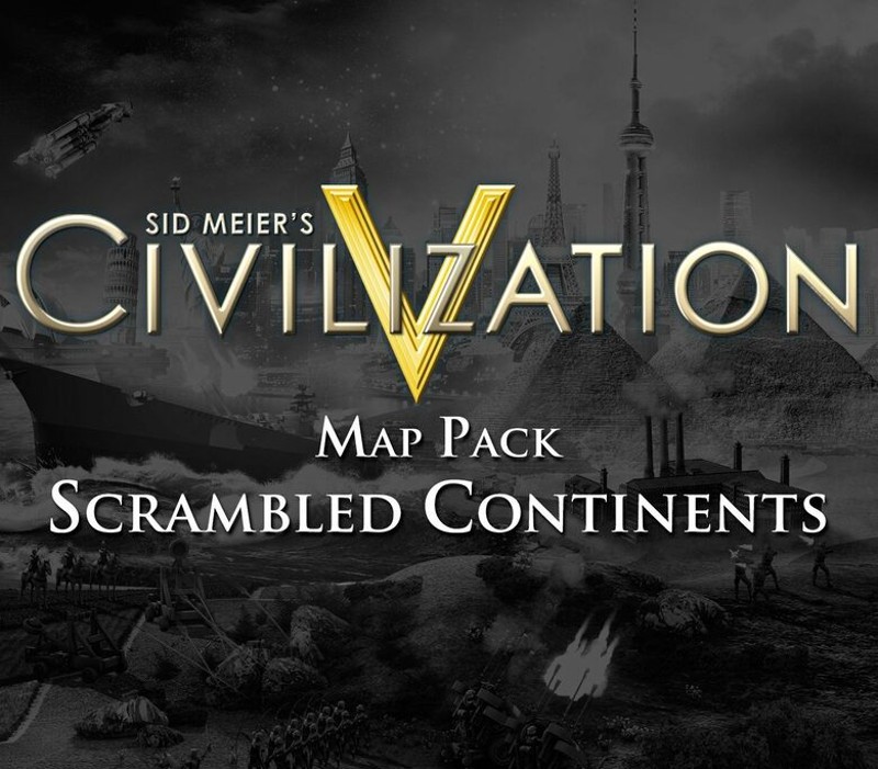 Sid Meier's Civilization V - Scrambled Continents Map Pack DLC Steam Ключ