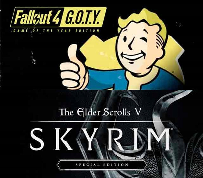 The Elder Scrolls V: Skyrim Особое издание + Fallout 4 G.O.T.Y. PC Steam Ключ