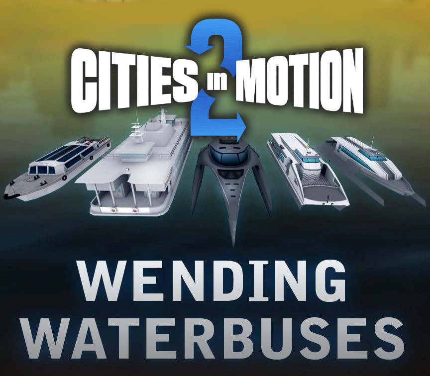 Cities in Motion 2 - Wending Waterbuses DLC Steam Ключ