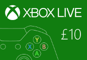 XBOX Live £10 Предоплаченная карта UK