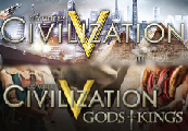 Sid Meier's Civilization V + Gods and Kings Дополнение Steam Ключ
