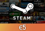 Steam Карта пополнения €5 EU Код активации