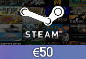 Steam Карта пополнения €50 BE/NL Код активации