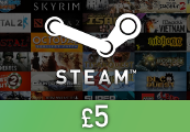 Steam Карта пополнения £5 Global Код активации