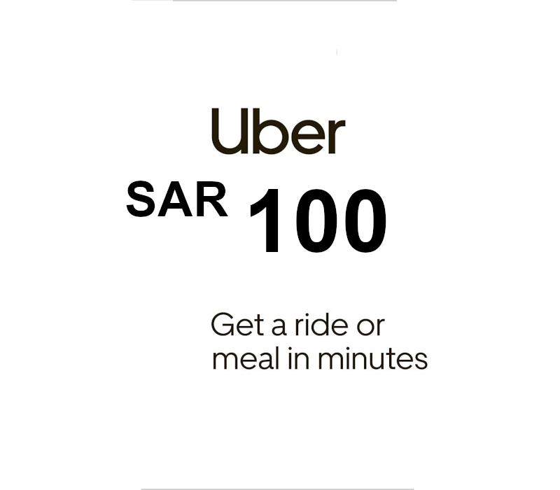 Uber 100 SAR SA Подарочная карта