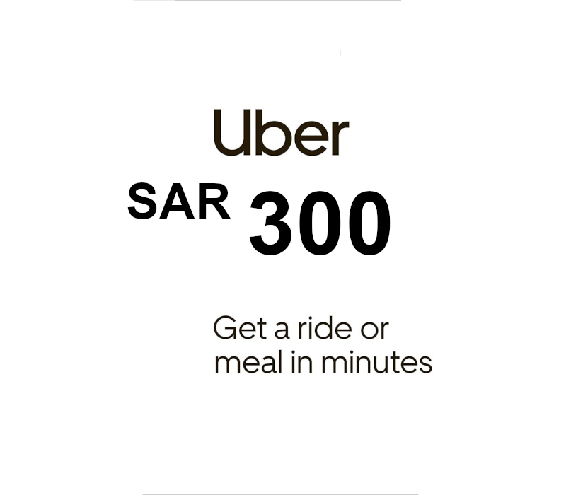 Uber 300 SAR SA Подарочная карта