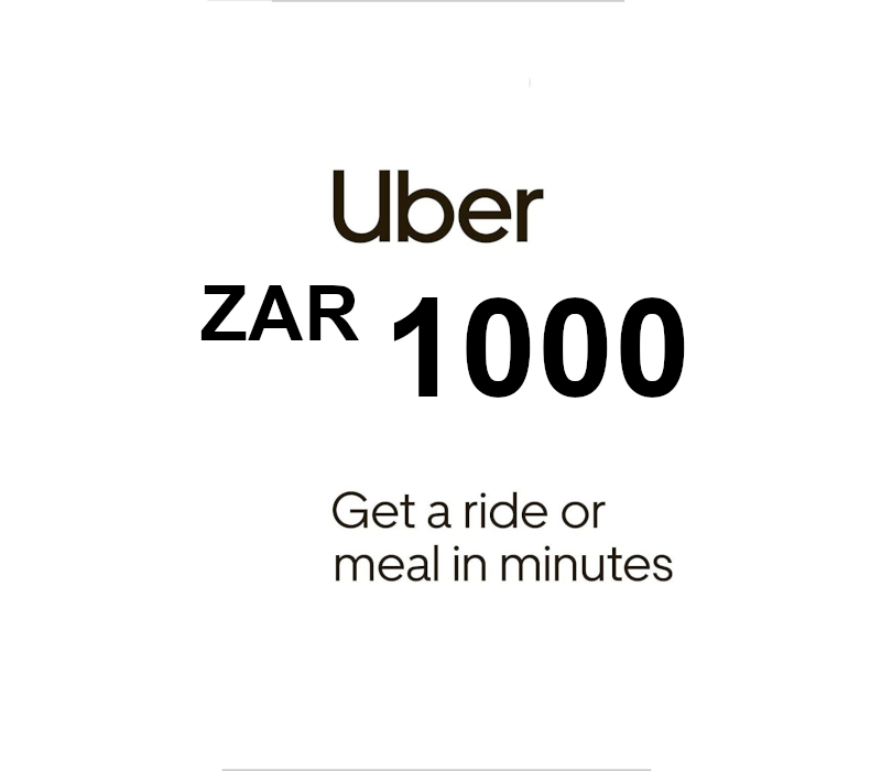 Uber 1000 ZAR Подарочная карта