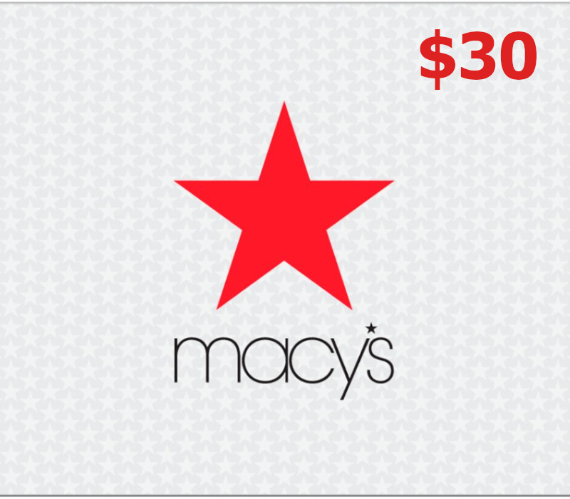 Macys $30 Подарочная карта US